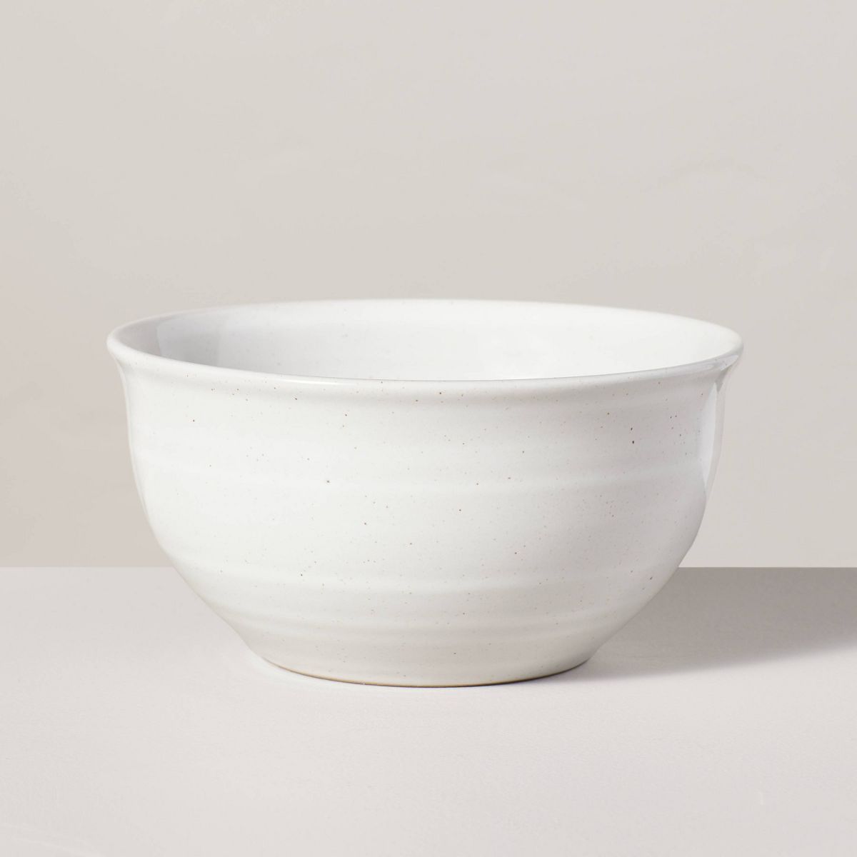 27oz Flared Brim Stoneware Cereal Bowl Vintage Cream - Hearth & Hand™ with Magnolia | Target