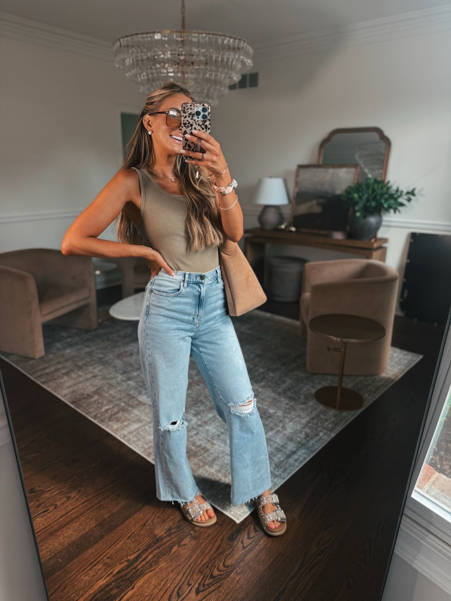 My pre-Fall OOTD 🍂 my ribbed tank is Target and such a great staple for this time of year! You can use code OLIVIASHOP40 for 40% off my jeans!

#LTKootd #LTKgrwm #LTKdayinmylife