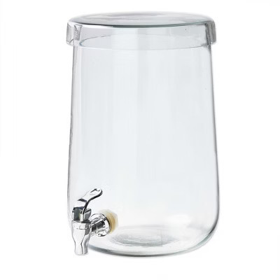 tag Clear 192oz Drink Dispenser Beverage Server - Hand Wash, 11.25" H x 7.5" L x 7.5" W - Perfect for Parties and Events | Target