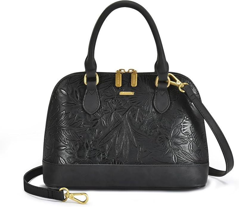 LOVEVOOK Purse for Women, Crossbody Dome Satchel Handbag with Double Zip | Amazon (US)