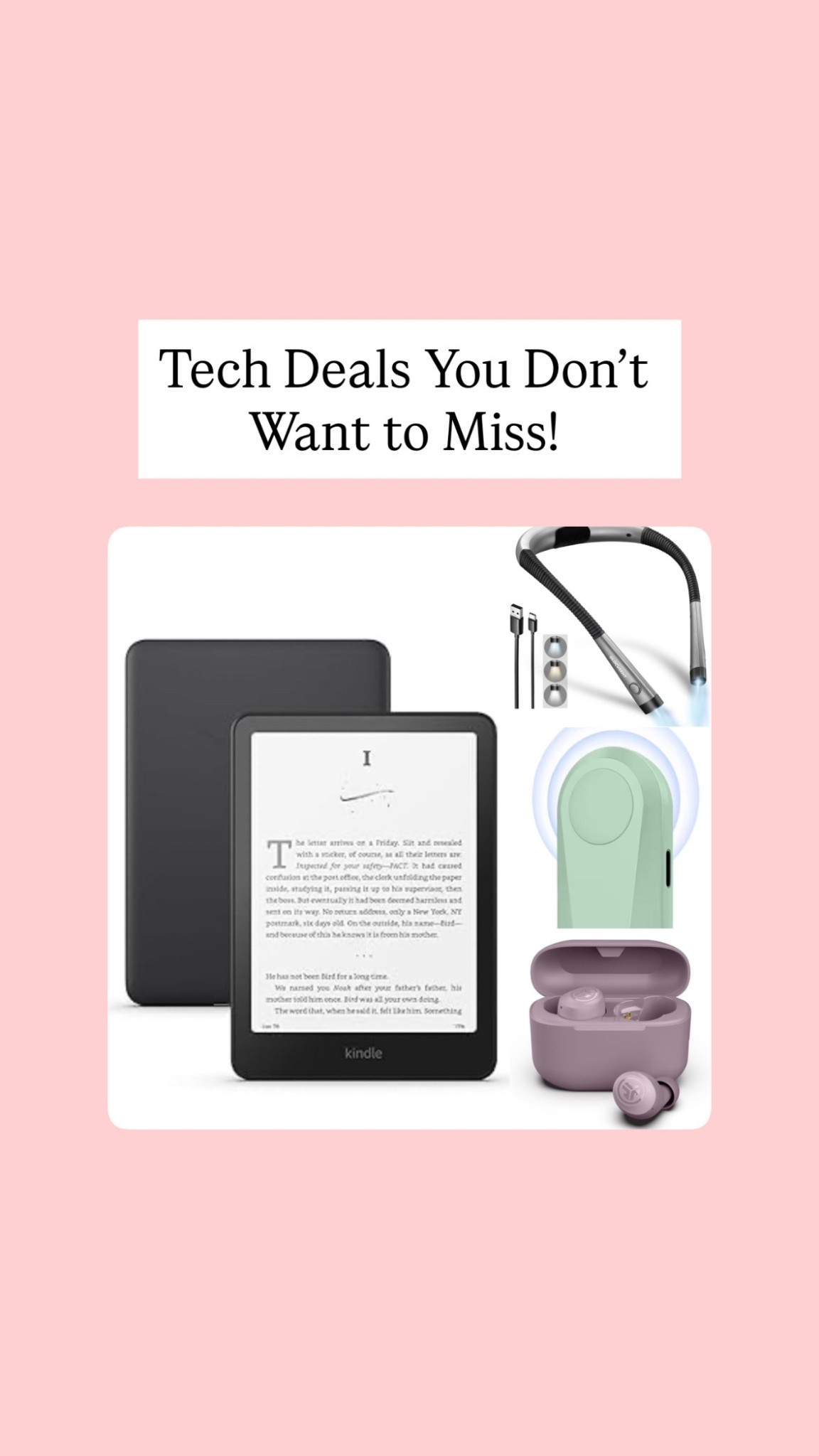 #ad Rounded up some of my favorite bookish tech deals for you. That kindle page turner is on sale for $15! 

@amazon #founditonamazon #winterfavorites2025