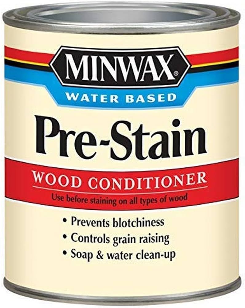 Minwax 618514444 Water-Based Pre- Stain Wood Conditioner, 1 Quart, Clear | Amazon (US)