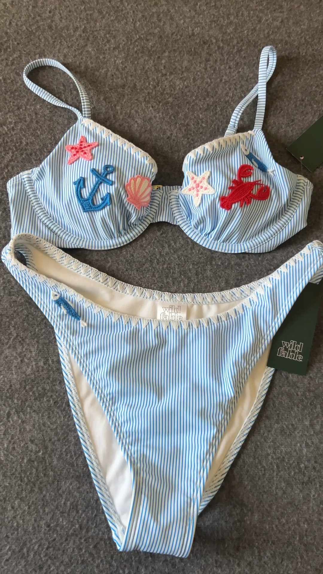 The cutest bikini! Nautical vibes #resortwear #bikini #swimsuit

#LTKSaleAlert #LTKSwim #LTKTravel