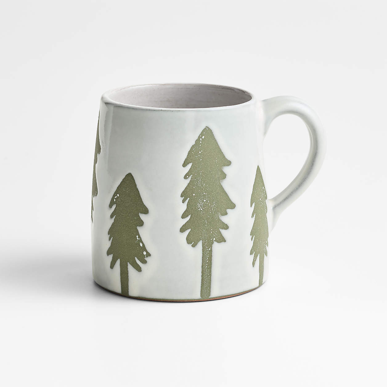 Winter Forest 12.75-oz. White Mug + Reviews | Crate & Barrel | Crate & Barrel