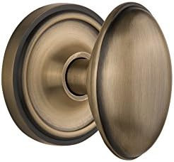Nostalgic Warehouse Classic Rosette with Homestead Door Knob, Privacy - 2.75", Antique Brass | Amazon (US)