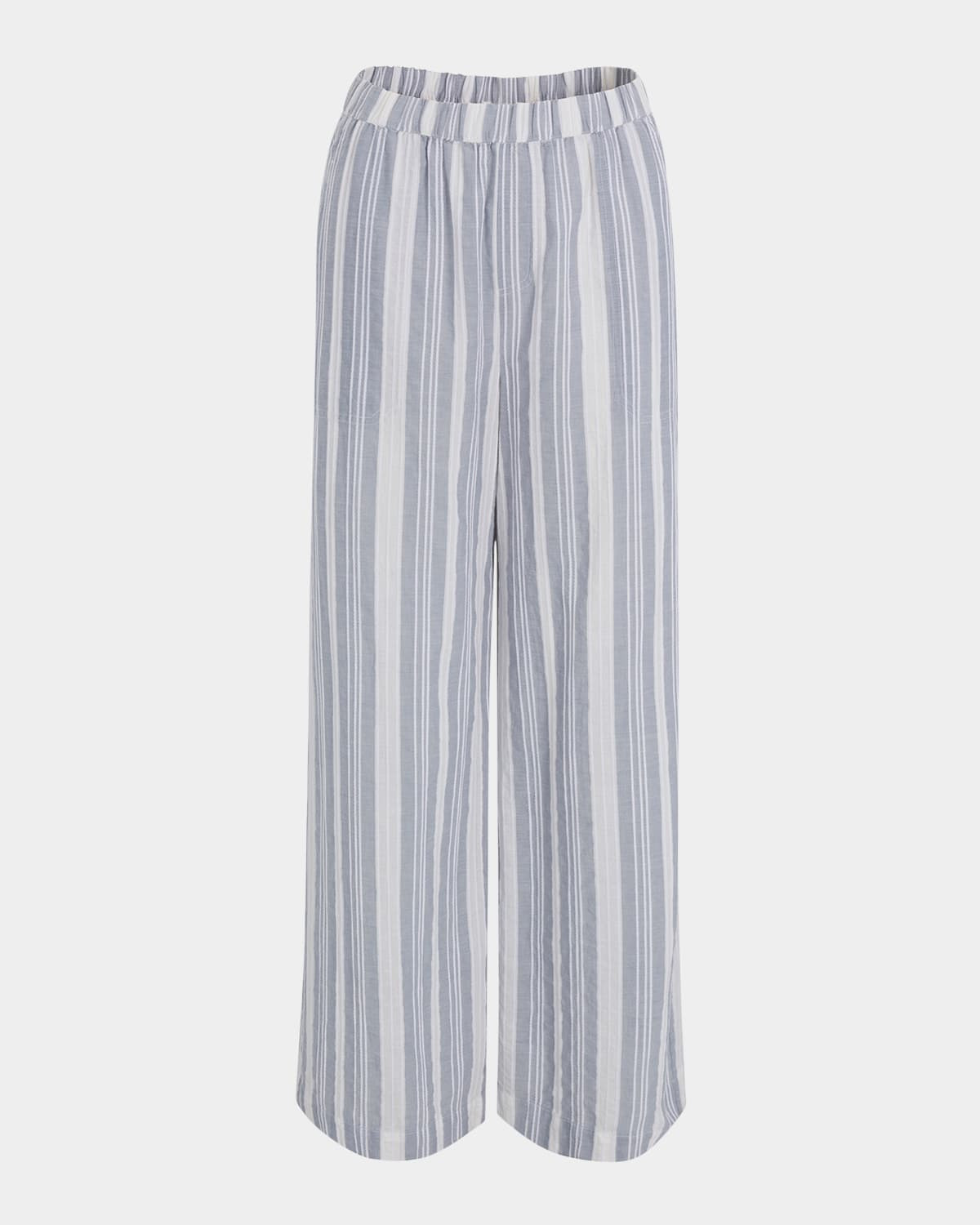 Raegan Striped Linen-Blend Pants | Neiman Marcus
