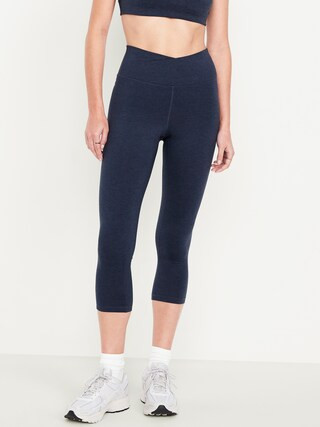Extra High-Waisted CloudComfy Crop Leggings | Old Navy (US)