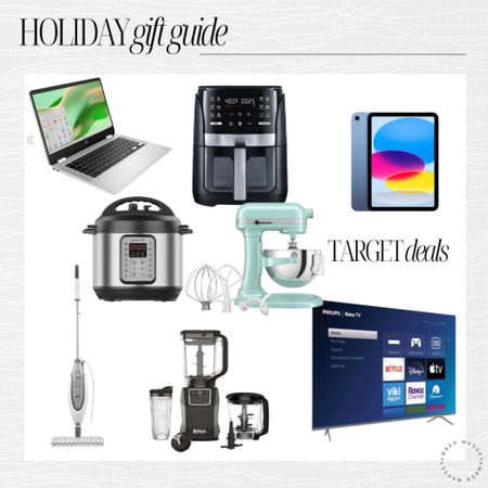 Target Holiday Gift Guide | gift ideas for anyone on your list. Great kitchen appliances on sale.

For the home | air fryer | iPad | laptop | meal prep | TV

#LTKsalealert #LTKhome #LTKGiftGuide