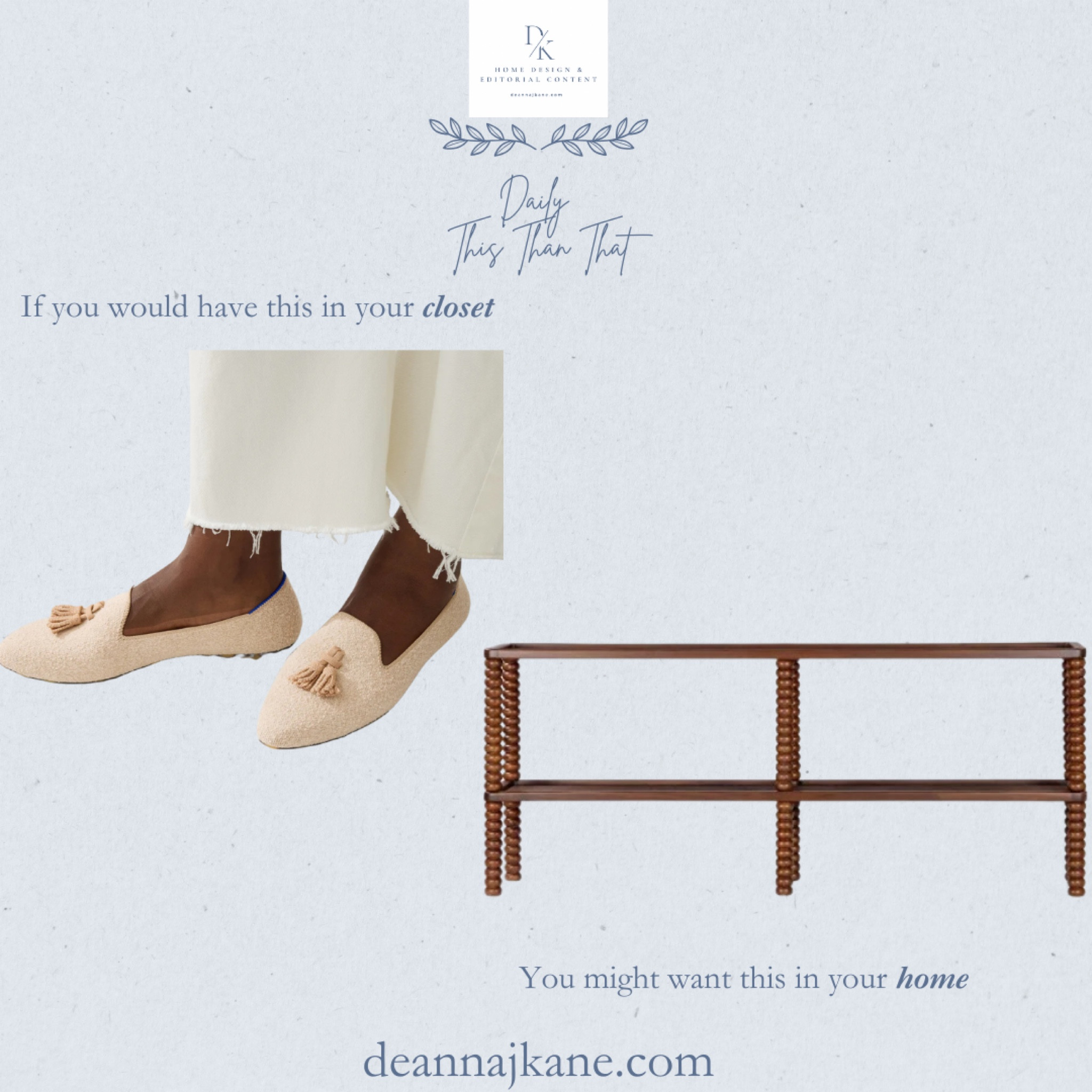 If you would wear these boucle loafers, you might want this console table in your home  

#LTKHome #LTKSeasonal