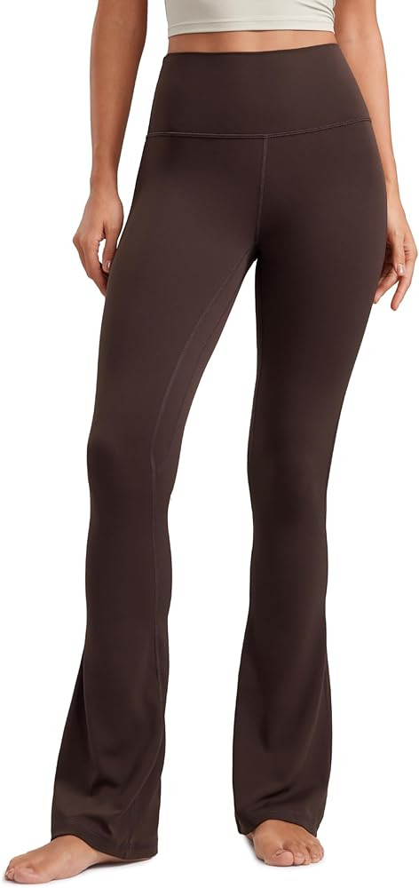 CRZ YOGA Butterluxe High Waist Mini Flared Leggings, Bootcut Yoga Pants | Amazon (US)