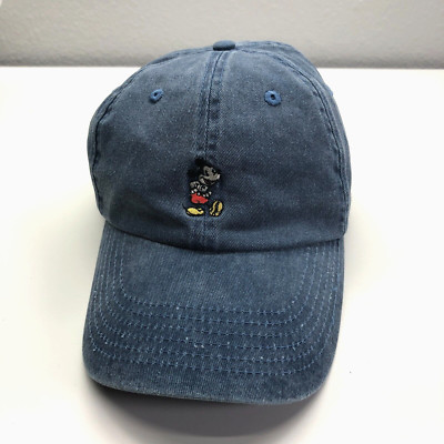 Disney Parks Mickey Mouse Baseball Cap Denim Blue Unisex OSFM Strapback Adult | eBay US
