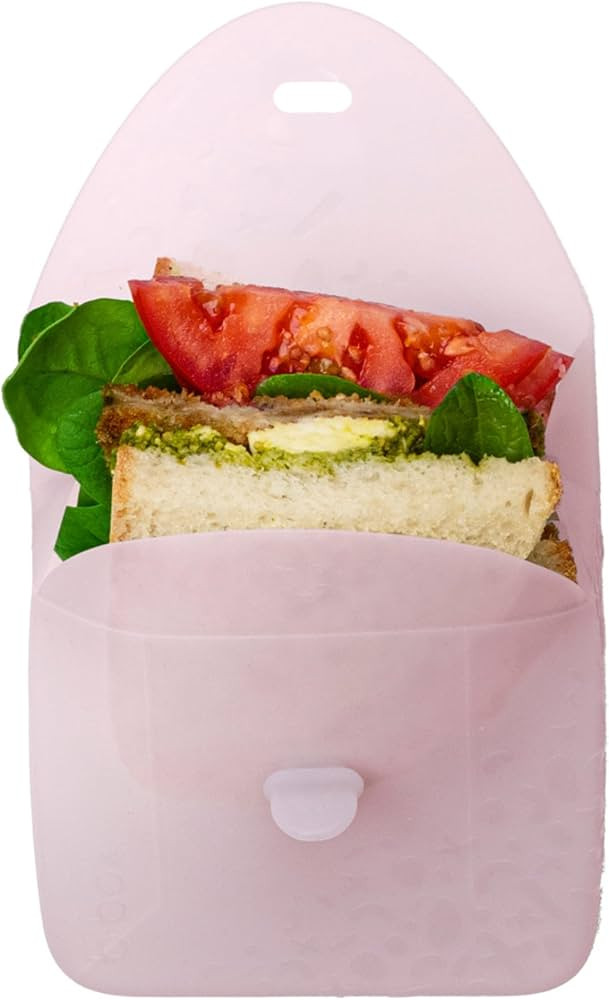 Amazon.com: b.box NEW Silicone Sandwich Pocket | Reusable Silicone Pouch, Bento Box Divider | Fit... | Amazon (US)