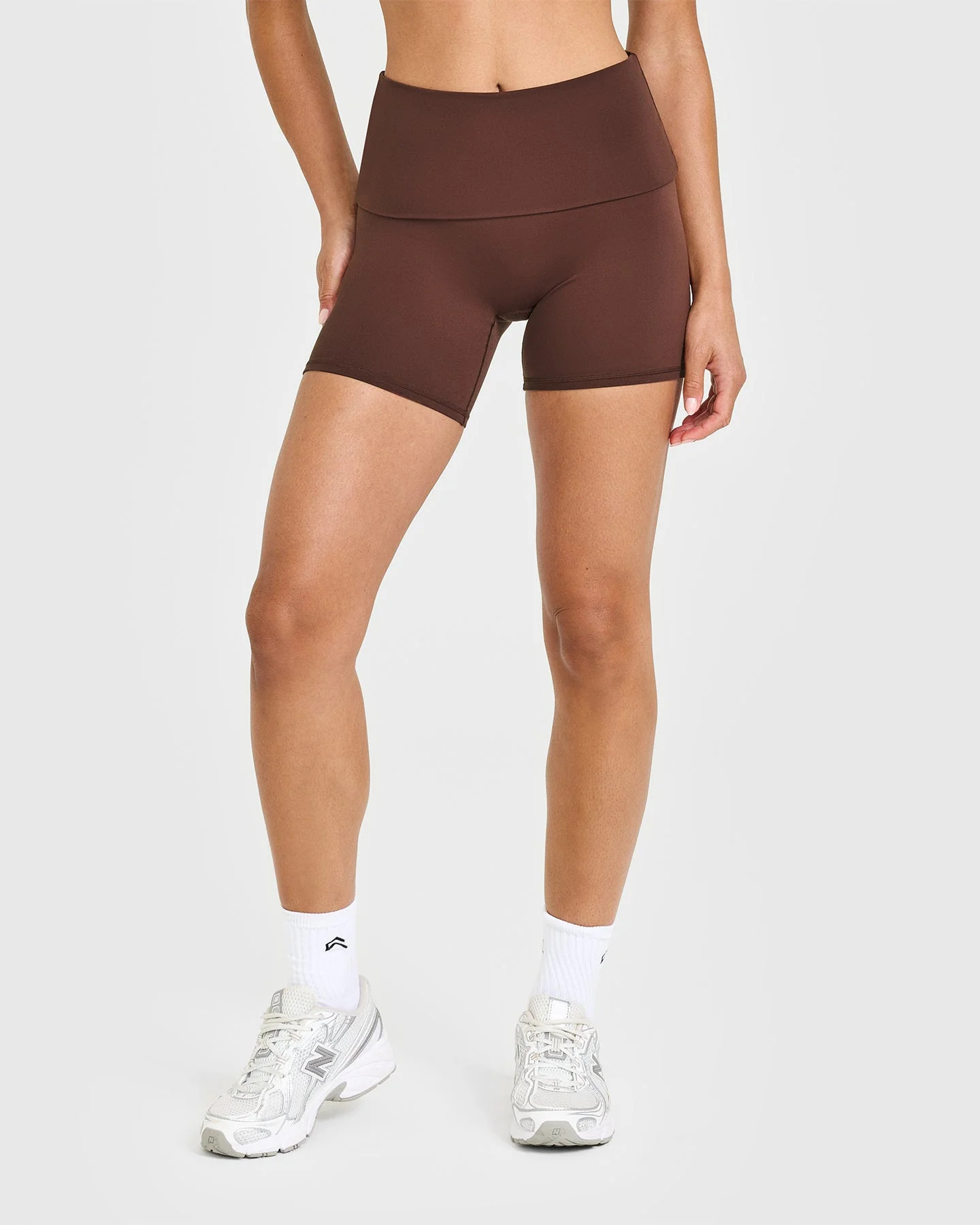 SoftMotion™ Fold Over Shorts 6" | Espresso Brown | Oner Active (UK / US)