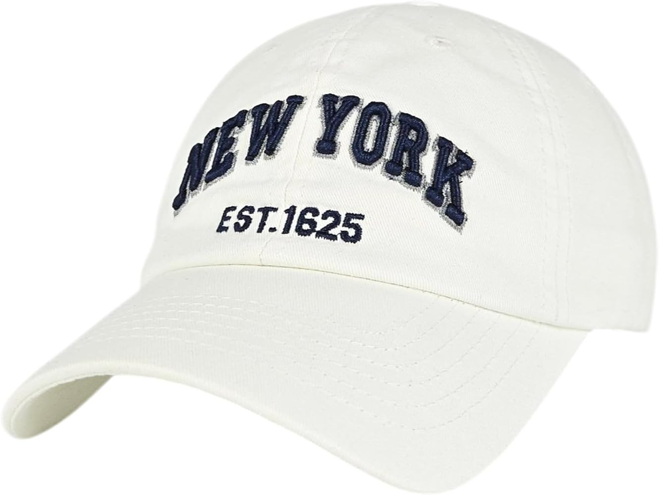 Elidan NY Dad Hat New York EST.1625 Cotton Cap, Adjust Buckle Strap, Unstructured Low-Profile NY ... | Amazon (US)