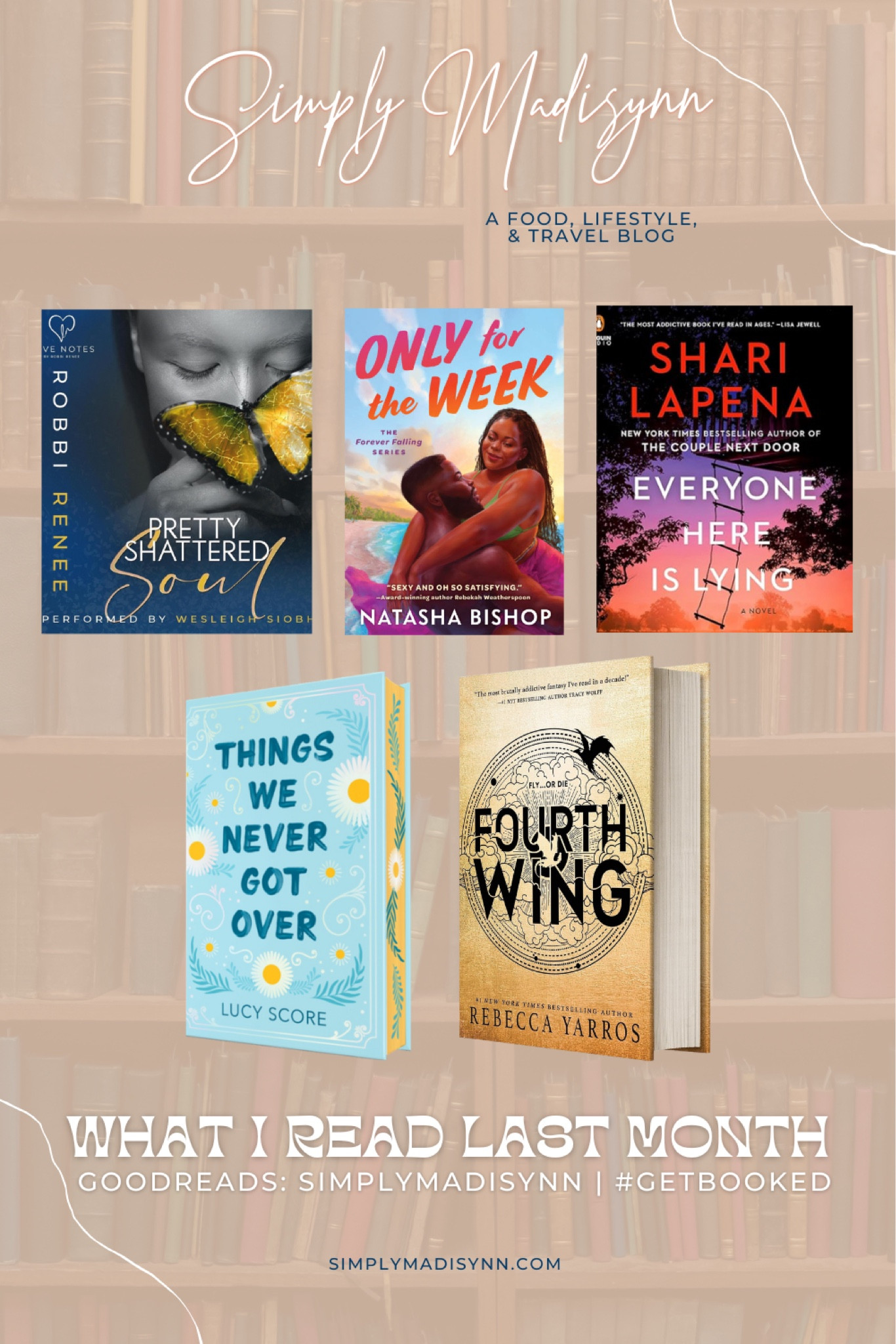 I told you I was taking this reading challenge seriously!  Five books down and lowkey finished another one yesterday🙈🙈🙈 Follow me on good reads at simplymadisynn💕💕💕. #Getbooked #books #simplymadisynn #ltkbooks

#LTKFindsUnder50 #LTKHome #LTKMostLoved