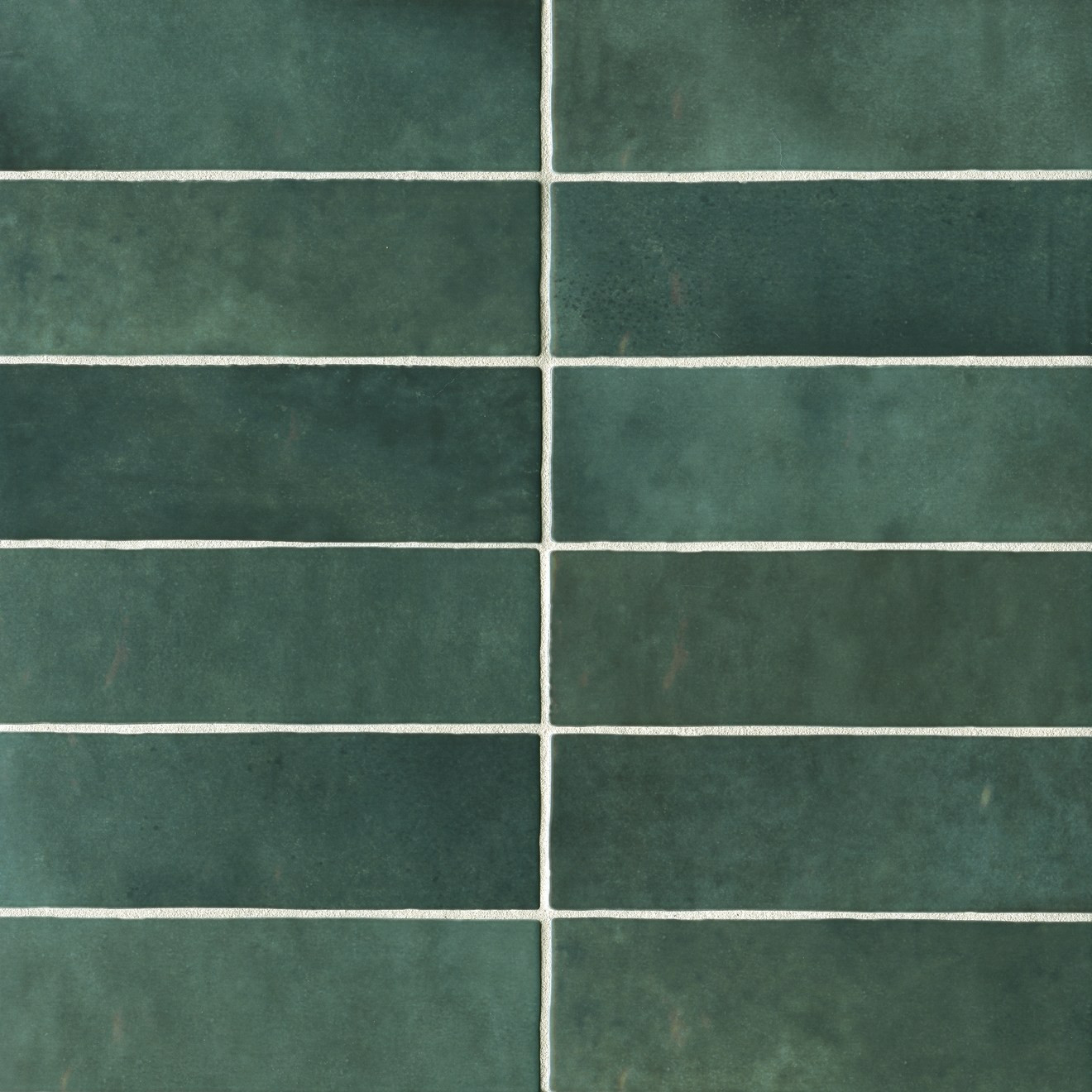 Cloe 2.5" x 8" Ceramic Tile in Green | Bedrosians Tile & Stone