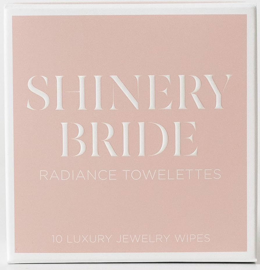 Shinery Bridal Radiance Towelettes, Jewelry Cleaning Cloth Wipe with No Rinse Required for On The... | Amazon (US)