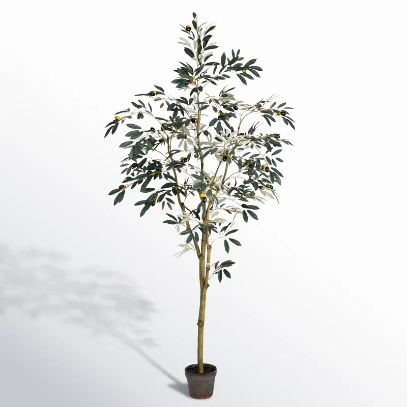 Faux Olive Tree Tree in Pot | Wayfair North America