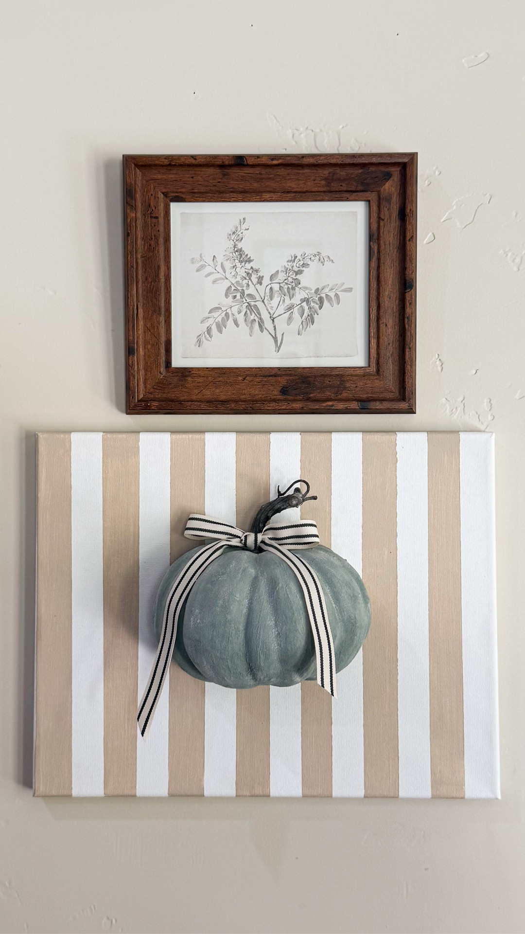 The cutest little diy pumpkin art for the fall season! 🍂🍁

#LTKSeasonal #LTKHome #LTKSaleAlert
