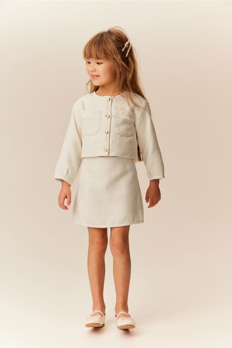 A-line Skirt - White - Kids | H&M US | H&M (US + CA)