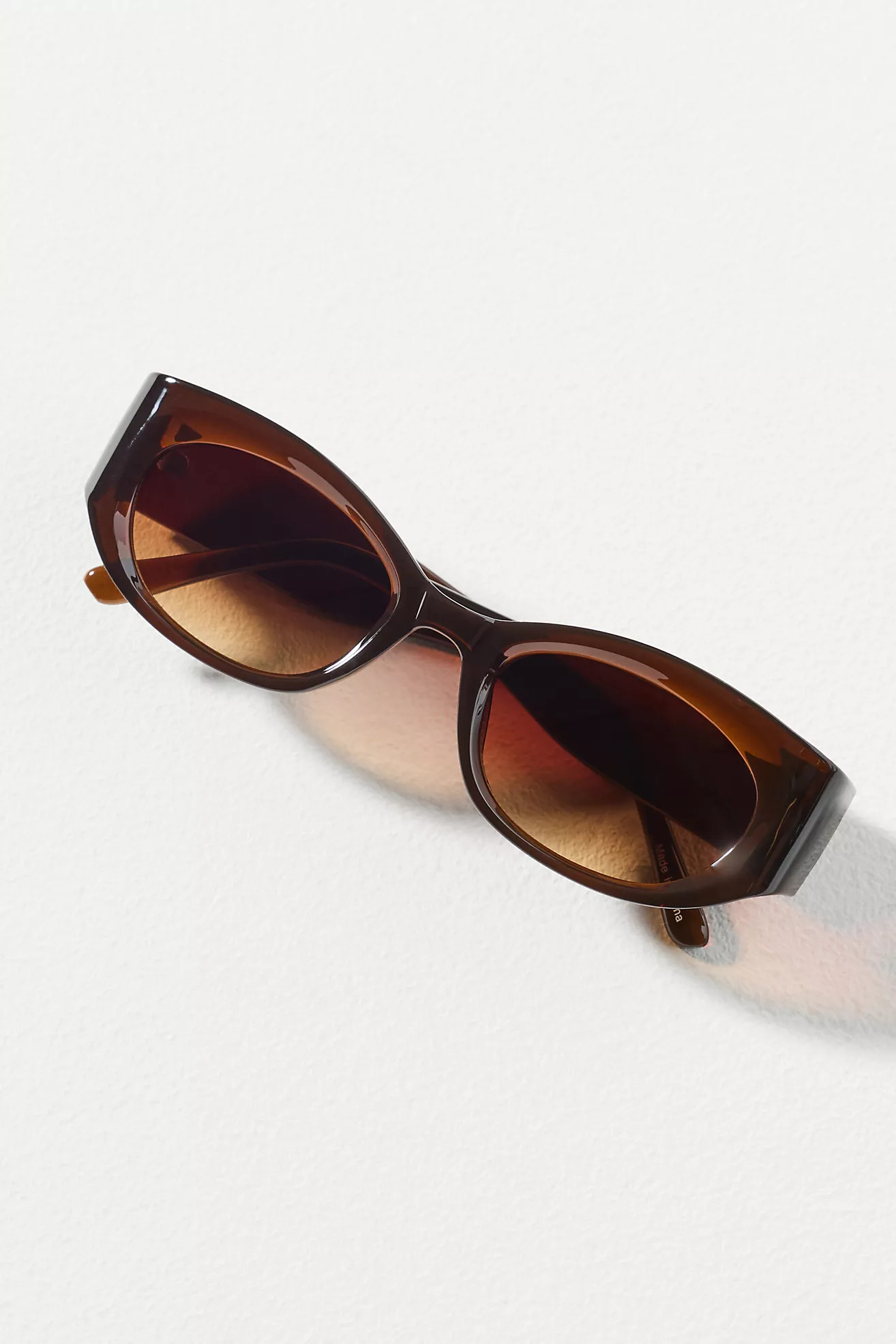 I-SEA Translucent Oval Sunglasses | Anthropologie (US)