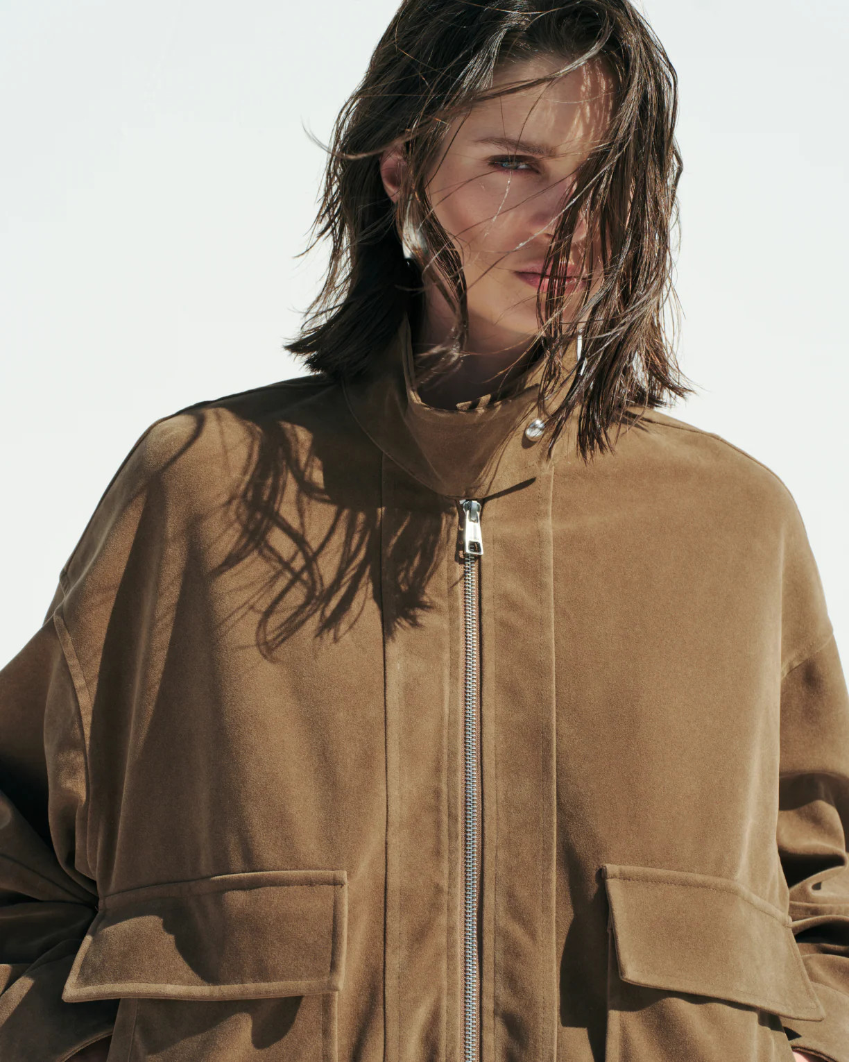 Kate Sans Suede Bomber Jacket | Apparis