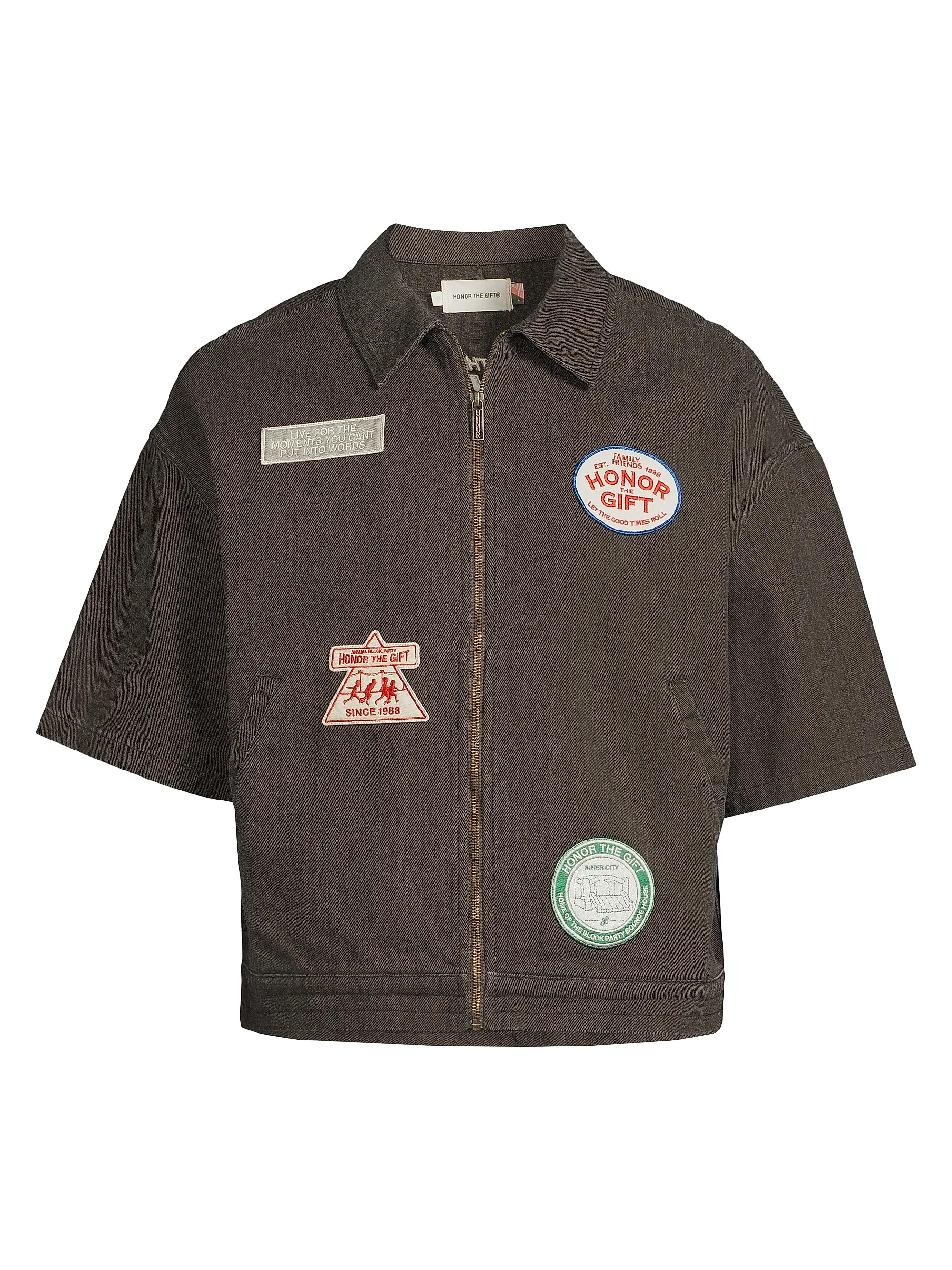 Twill Full-Zip Shirt | Saks Fifth Avenue