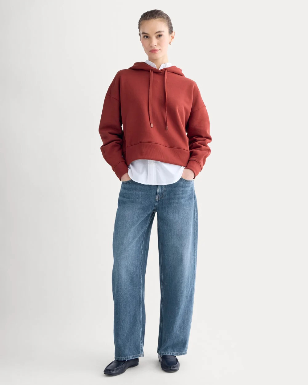 Everlane Loose Curve Jean In Ocean, Size 29, Cotton | Everlane