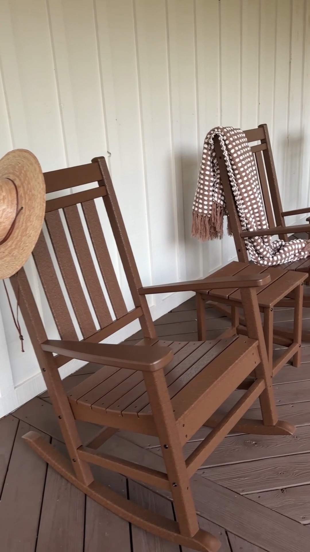 Porch season made beautiful with our new POLYWOOD rocking chairs and Adirondack chairs. Perfect for a low-maintenance outdoor space. 

Porch decor, rocking chairs, yard furniture, outdoor furniture, farmhouse porch

#LTKHome
