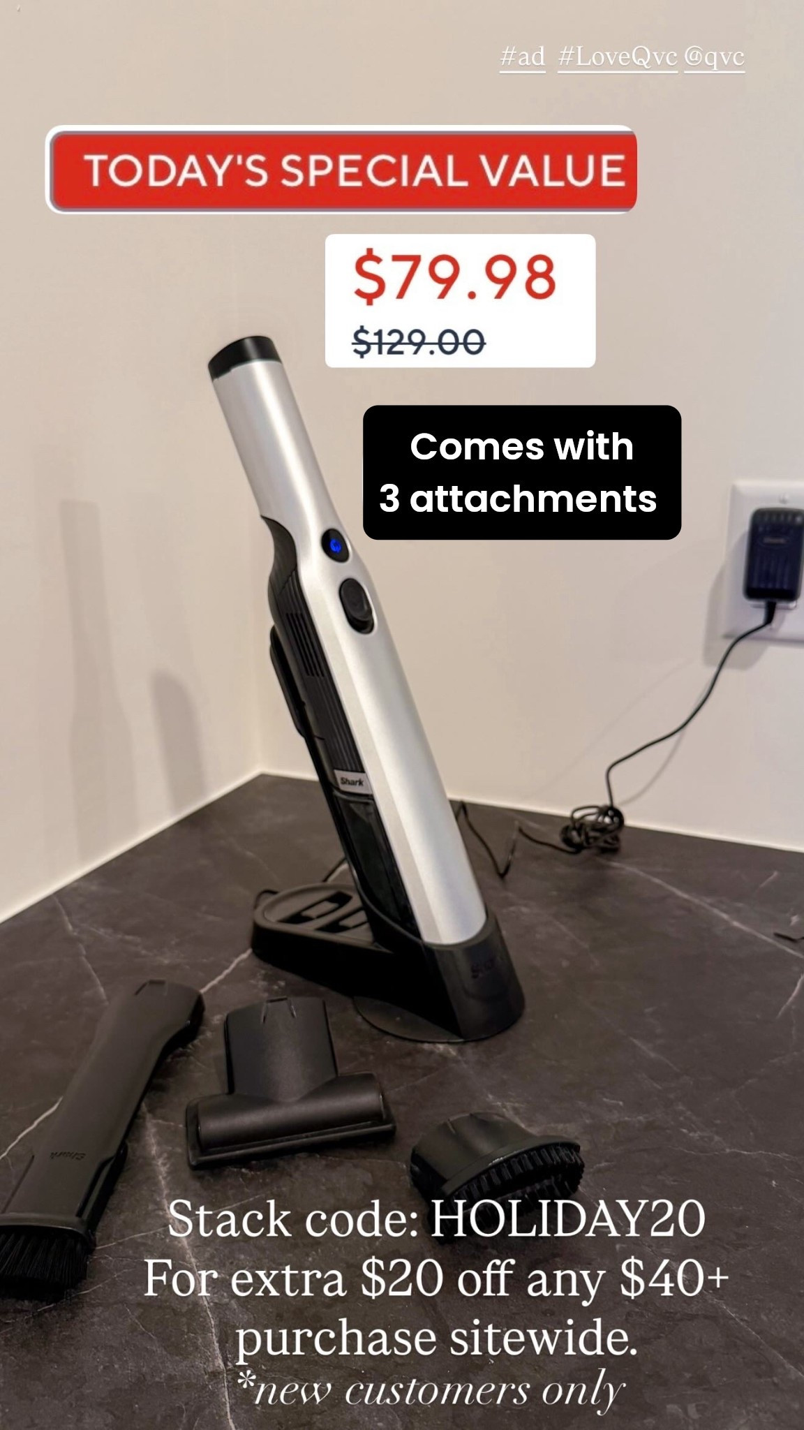 My fav hand vac is on special deal @qvc and it comes with 3 attachments. You ca also stack code: HOLIDAY20 for an extra $20 any $40+ purchase sitewide. I’ve also linked my favorite lip gloss that would make a perfect gift. 


#AD #loveqvc

#LTKCyberWeek #LTKSaleAlert #LTKGiftGuide