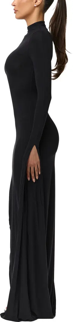 Drape Long Sleeve Maxi Dress | Nordstrom