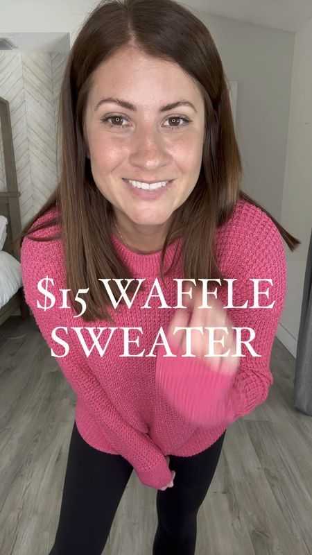 STOP YOUR SCROLL! You are going to want to see this! This $15 waffle sweater is SO GOOD! Comes in a ton of color options and is SO SOFT! 

In and out of stock online so make sure to check your local stores! I’ll keep an eye out for an online restock but you need this sweater on your radar! Size up 1-2 sizes for an oversized fit! 

👉🏼Follow me for more aft fashion finds and to make sure you don’t miss this online restock! 👈🏼


#LTKstyletip #LTKSeasonal #LTKfindsunder50