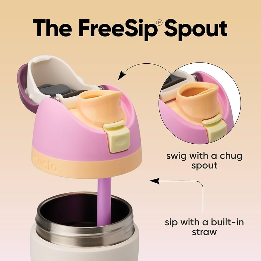 Owala FreeSip Insulated Stainless Steel Water Bottle with Straw, BPA-Free Sports Water Bottle, Gr... | Amazon (US)