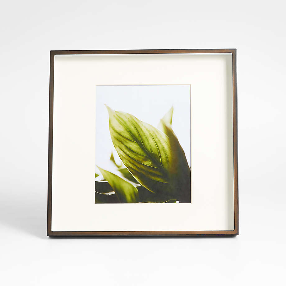 Brushed Antique Bronze 8x10 Frame | Crate & Barrel