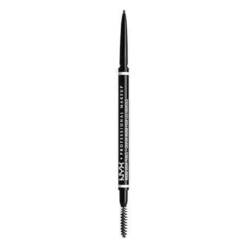 NYX Professional Makeup Micro Brow Pencil, Dual- Ended Eyebrow Pencil, With Integrated Spoolie, For Natural Looking Brows, Vegan Formula, Ash Brown, 0.003 oz - .09g | Amazon (CA)