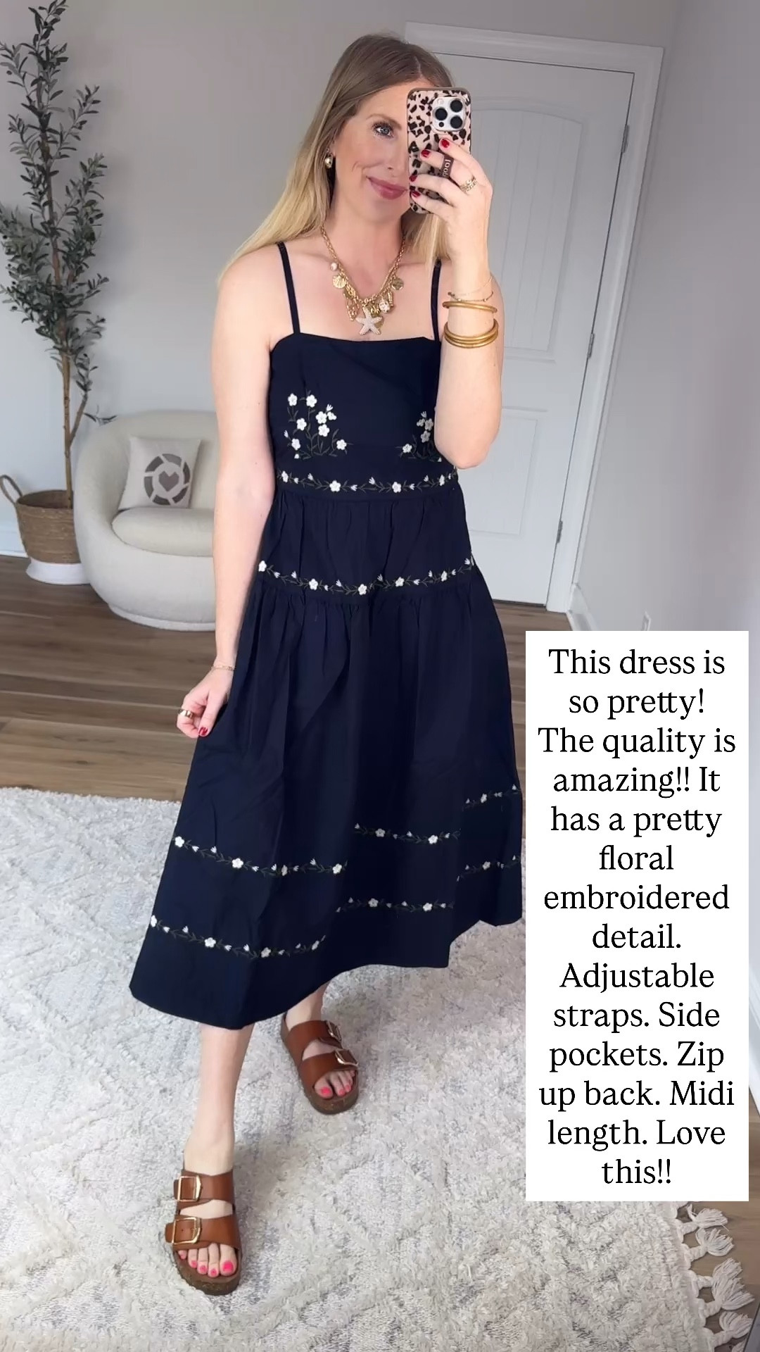 Walmart try on, free assembly, floral embroidered midi dress 

#LTKgrwm #LTKootd