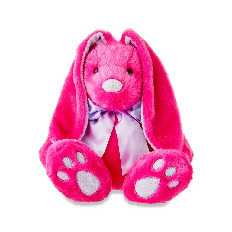 Easter Large Pink Long Ear Bunny Plush, by Way To Celebrate | Walmart (US)