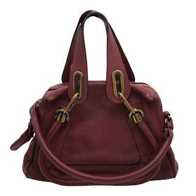 Chloe Paraty Small 2-Way Leather Handbag for Women, Pre-Owned from Japan | eBay AU