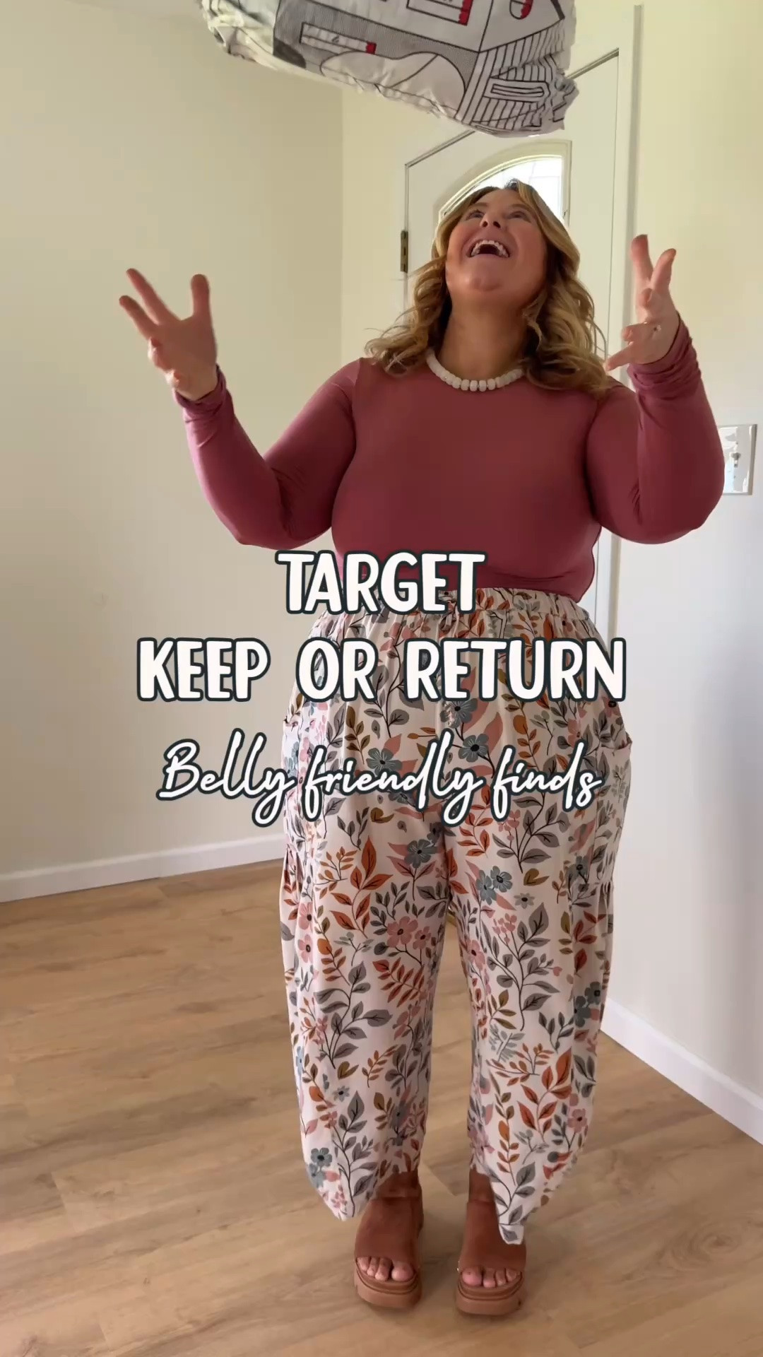 Targer keep or return

Denim skirt - 18
Boots - 7 wide
Striped shirt -XL
Mary Jane’s - 7
Gilmore girls pjs - XL (shorts are tight)
Mauve pants - 18 (returning)
White top - XL
Brown pants - 17

#LTKMidsize #LTKSeasonal #LTKPlusSize