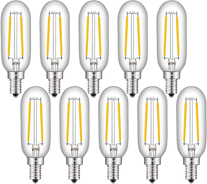 OMAYKEY 2W LED Candelabra Bulb 3000K Soft White, 25W Equivalent 250 Lumen, E12 Base Vintage Ediso... | Amazon (US)