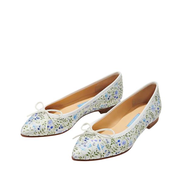 OTM Exclusive: The Pointe in Riley Sheehey Ivory Floral Satin | Over The Moon