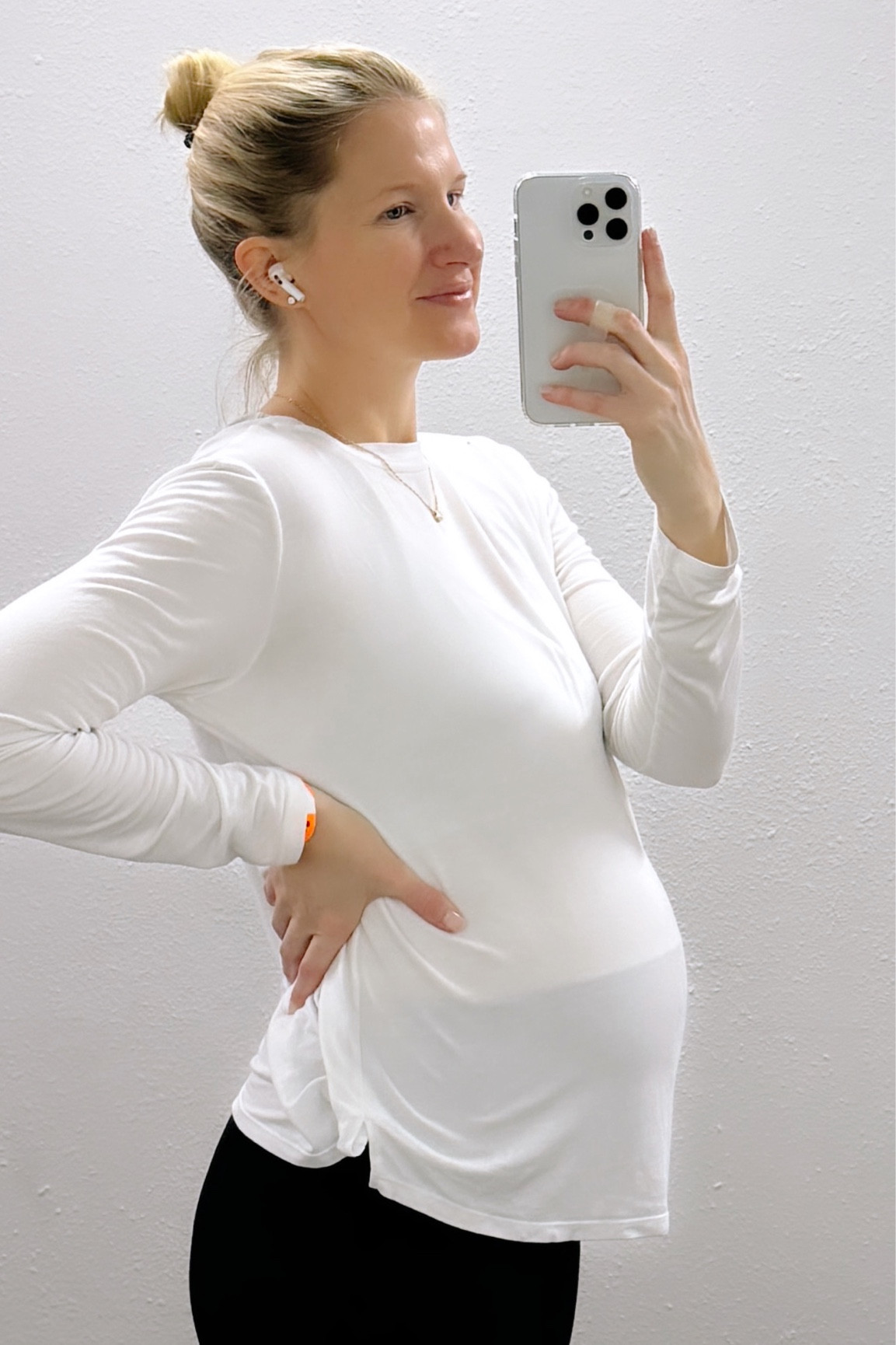 My favorite, long sleeve workout top from Addison Bay - wearing a size small. Also these are the best Amazon leggings, in a size M. They are great for non maternity and maternity! 

#LTKbump #LTKfindsunder50 #LTKfitness