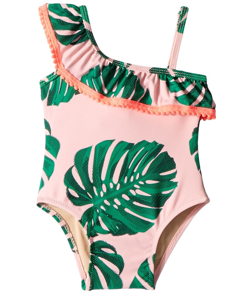 shade critters - Botanical One-Piece (Infant/Toddler) (Pink) Girl's Swimsuits One Piece | Zappos