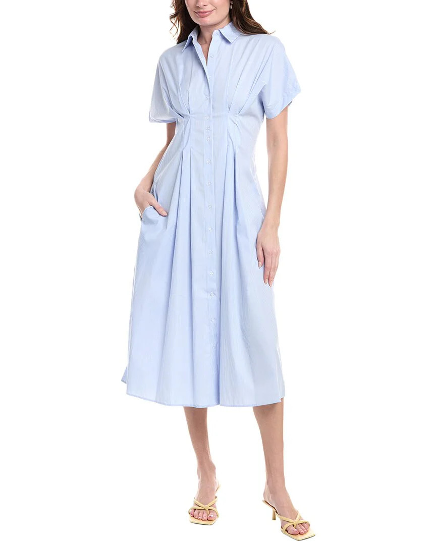 Nicole Miller Pleated Shirtdress | Shop Simon