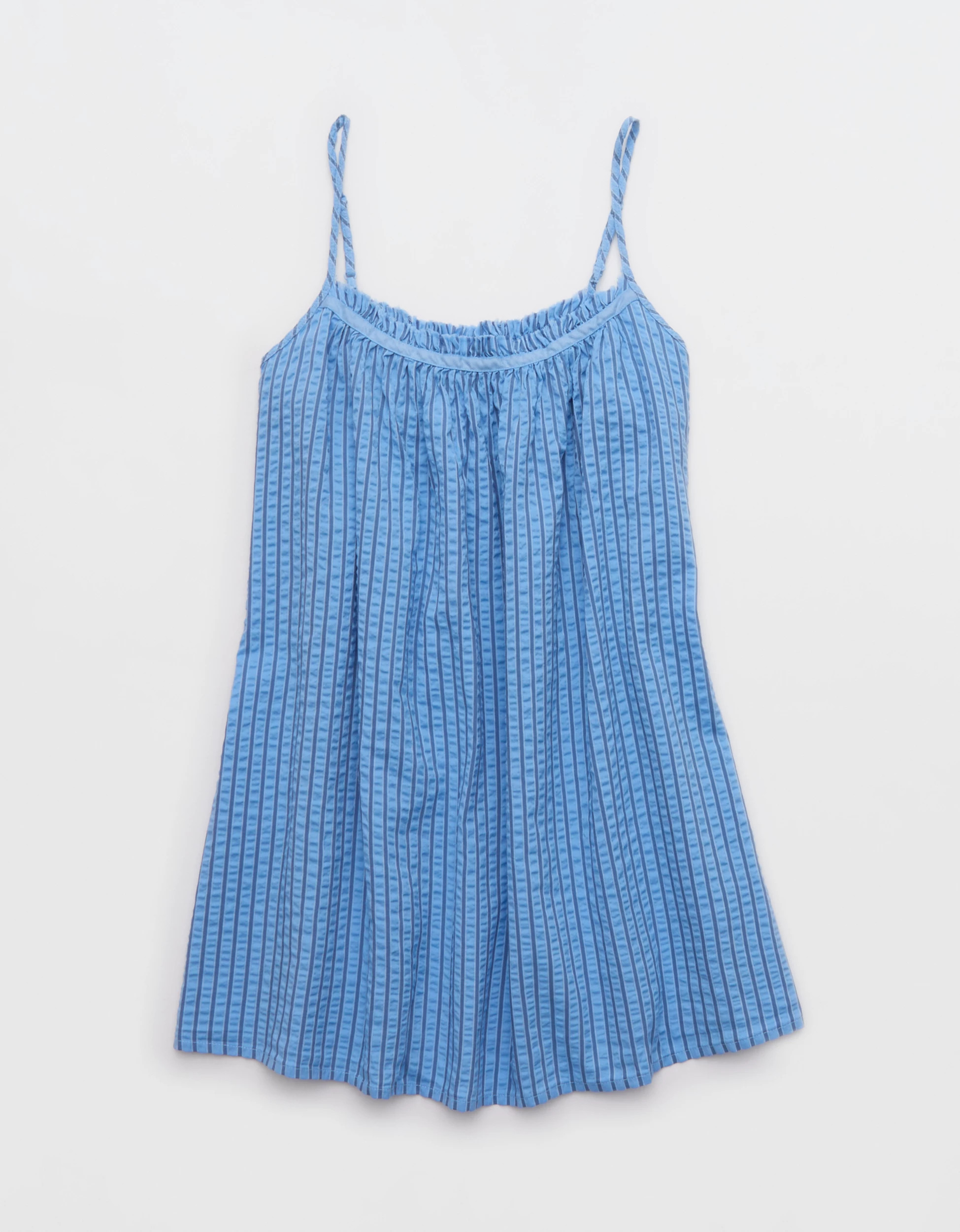 OVERSLEPT by Aerie Seersucker Babydoll Nightie | Aerie