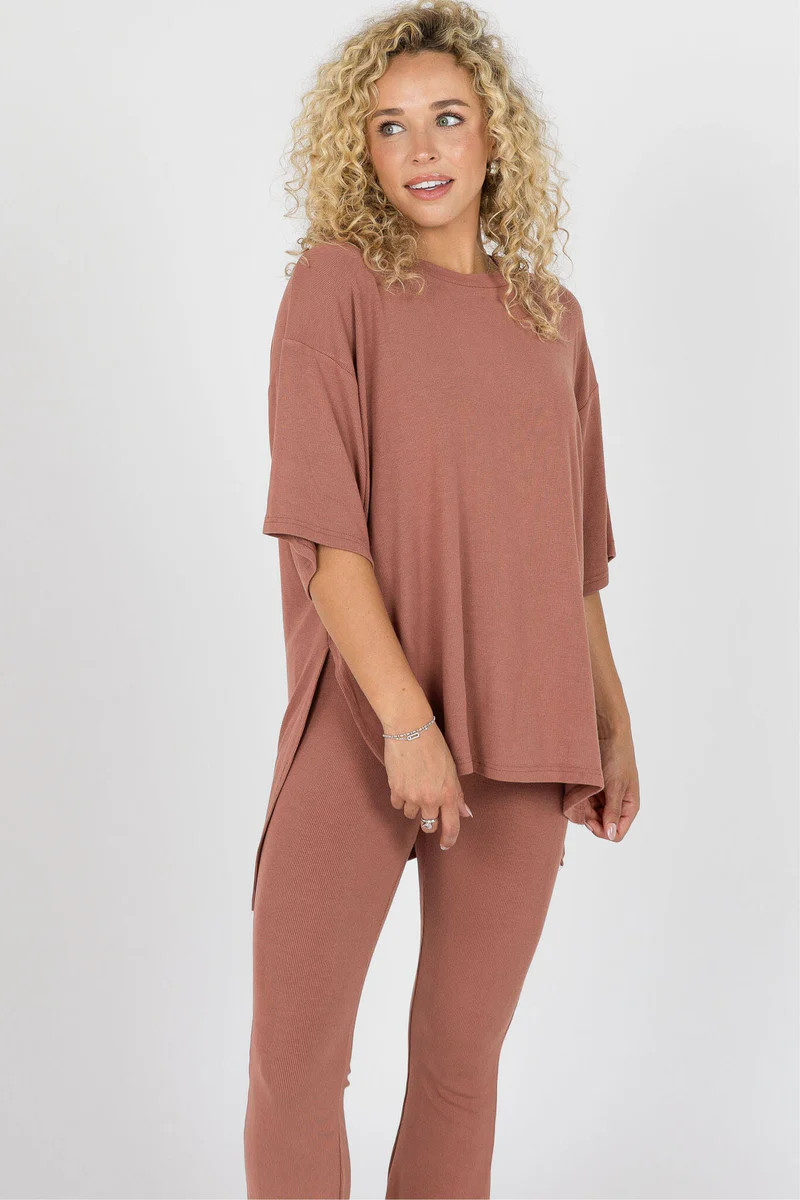 All Weekend Long Pant Set Make Me Blush | The Foxy Kind