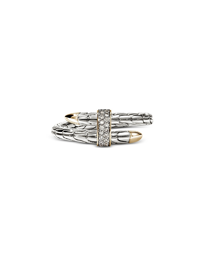 John Hardy Sterling Silver & 14K Yellow Gold Diamond Spear Ring, 0.08 tcw | Bloomingdale's (US)