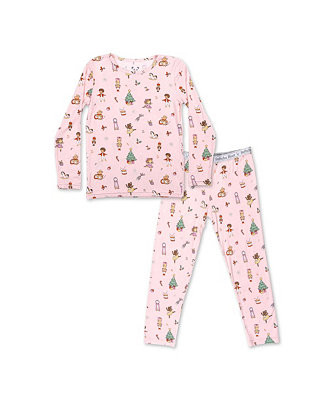 Girls Girls Nutcracker Pink Set of 2 Piece Pajamas | Macy's