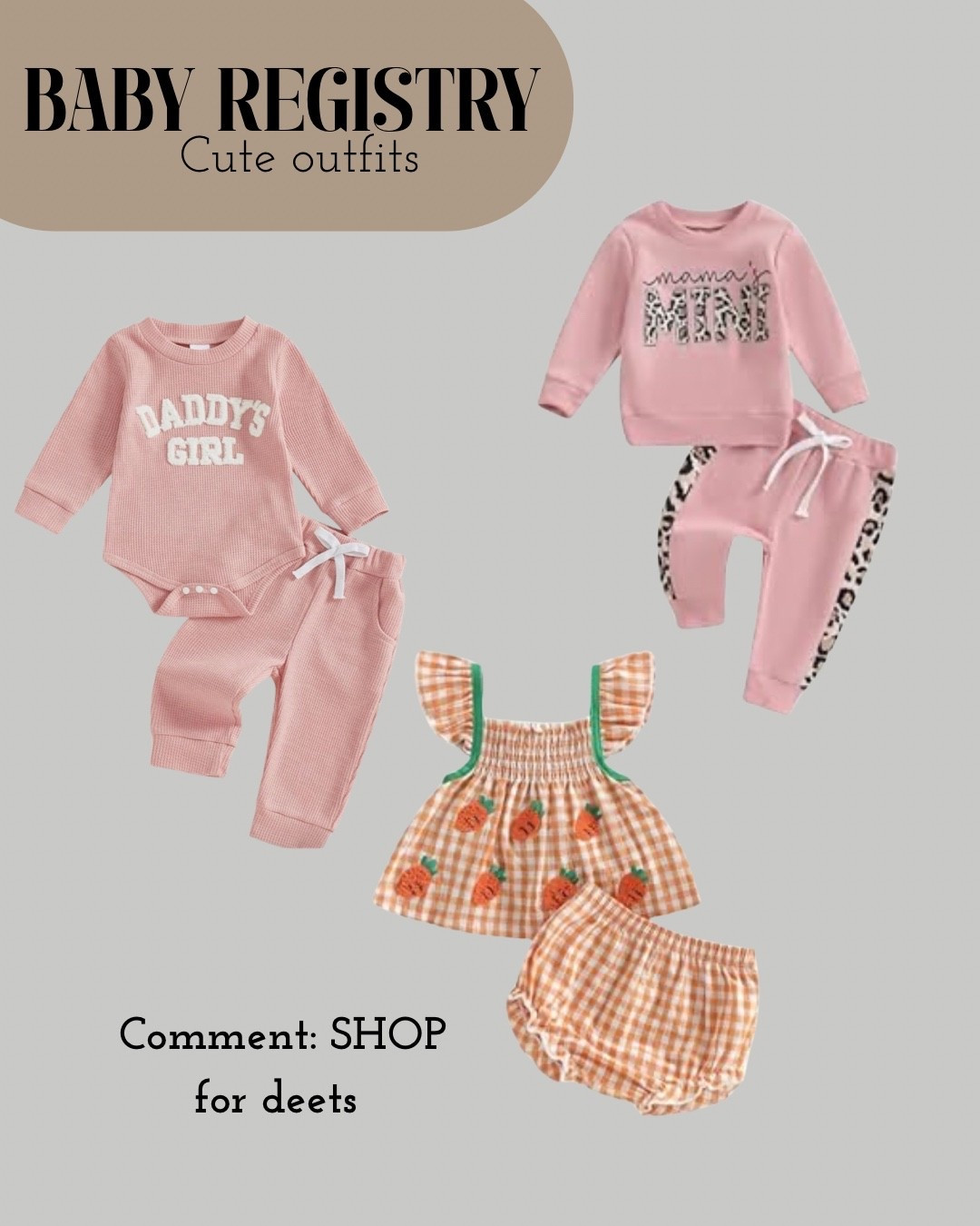 Baby registry — cute outfits for baby girl 

#LTKGiftGuide #LTKBaby #LTKmomlife