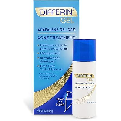 Acne Treatment Differin Gel for Face with Adapalene, Clears and Prevents Acne, Up to 30 Day Supply,  | Amazon (US)